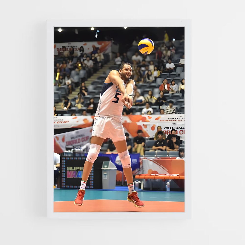 Poster La Reine du Volley – affiche Volleyball (vue 3)